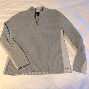 Calvin Klein 2 tone grey sweater